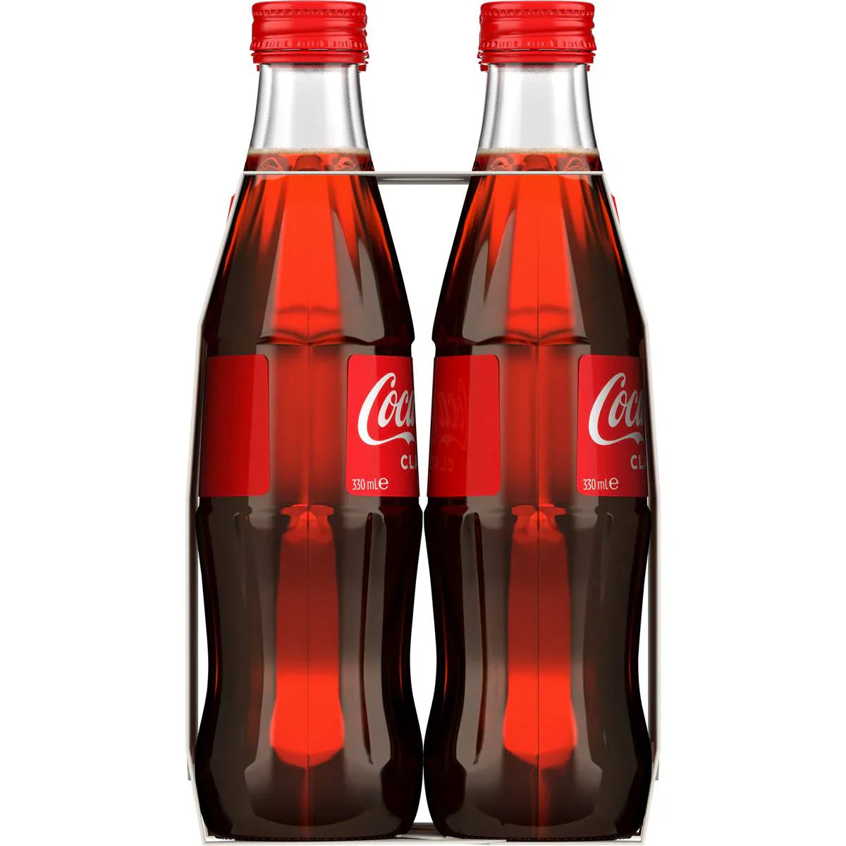 Coca - Cola Classic Glass Bottle 300ml X 4 Pack