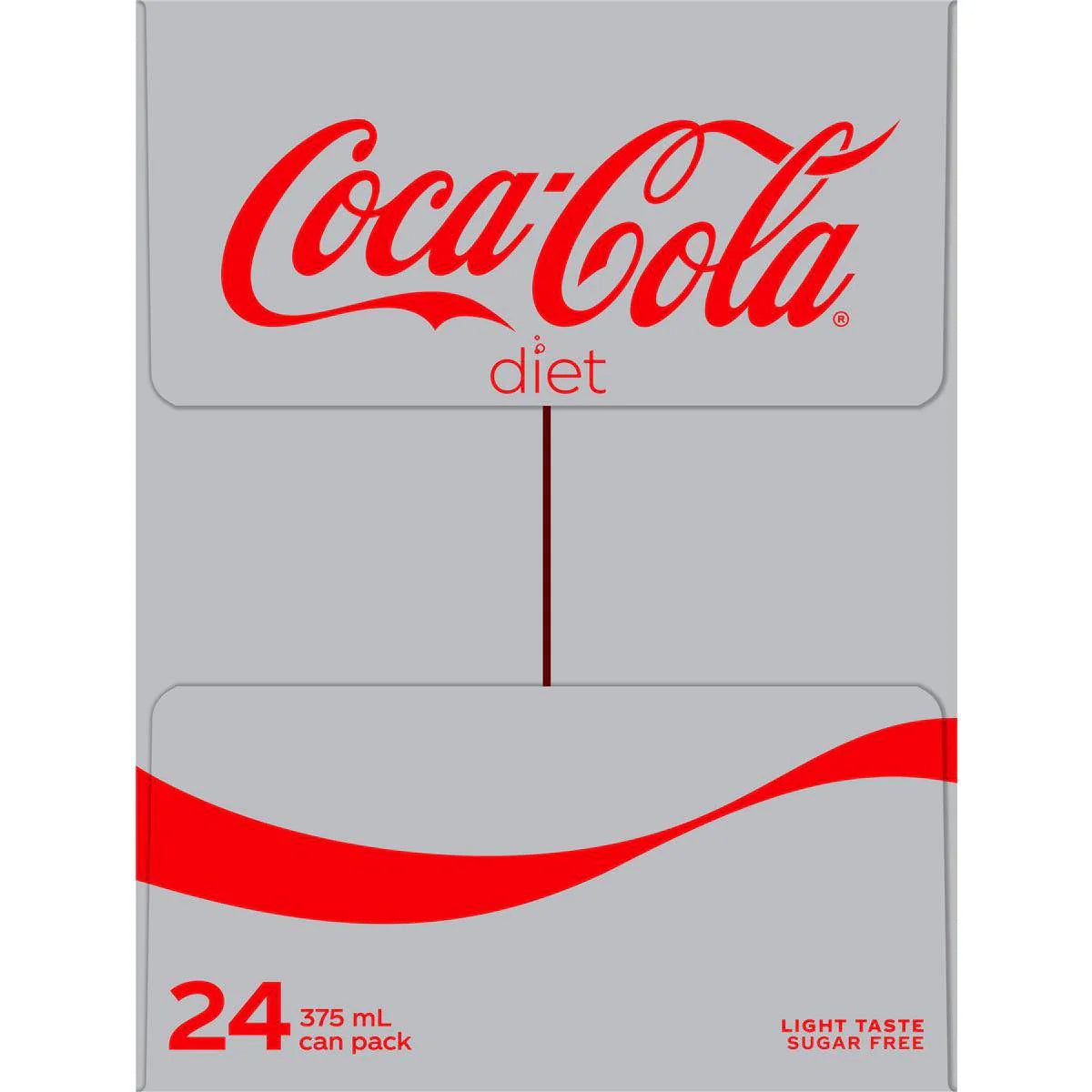 Coca - Cola Diet Soft Drink Multipack Cans 375ml X 24 Pack