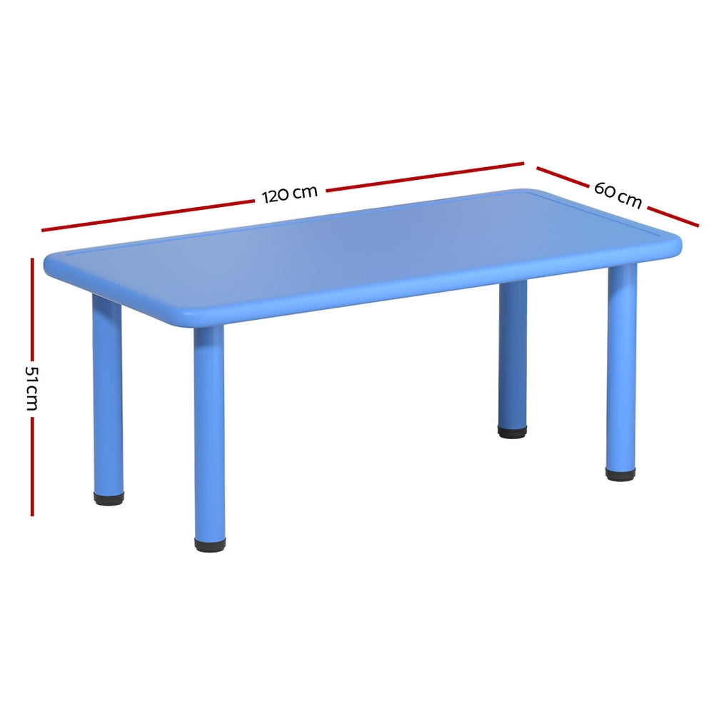 Kids Plastic Activity Table – Study Desk 51x60x120cm