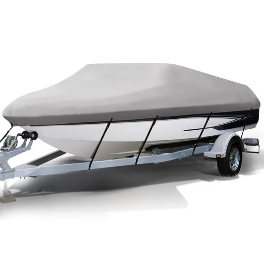 Seamanship 16-18.5ft Trailerable Boat Cover – Marine Grade 600D Waterproof Protection