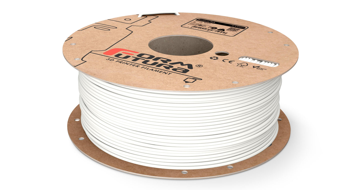 PLA 3D Printer Filament Premium PLA 1.75mm Frosty White 4500 gram