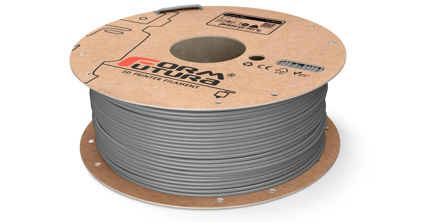 PLA 3D Printer Filament Premium PLA 2.85mm Robotic Grey 1000 gram