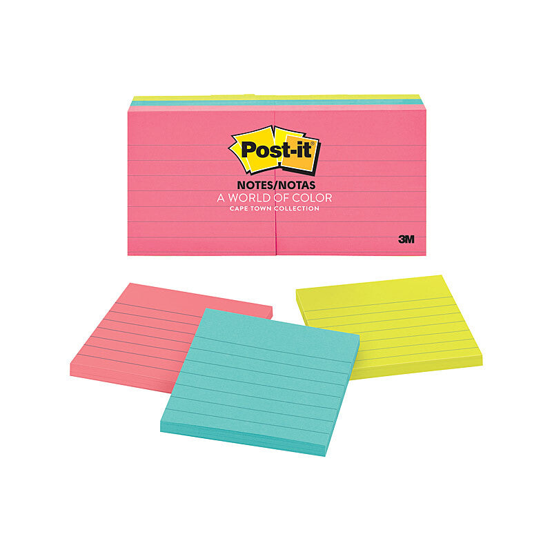 POST-IT 630-6AN Cape Town Collection Lined 73X73