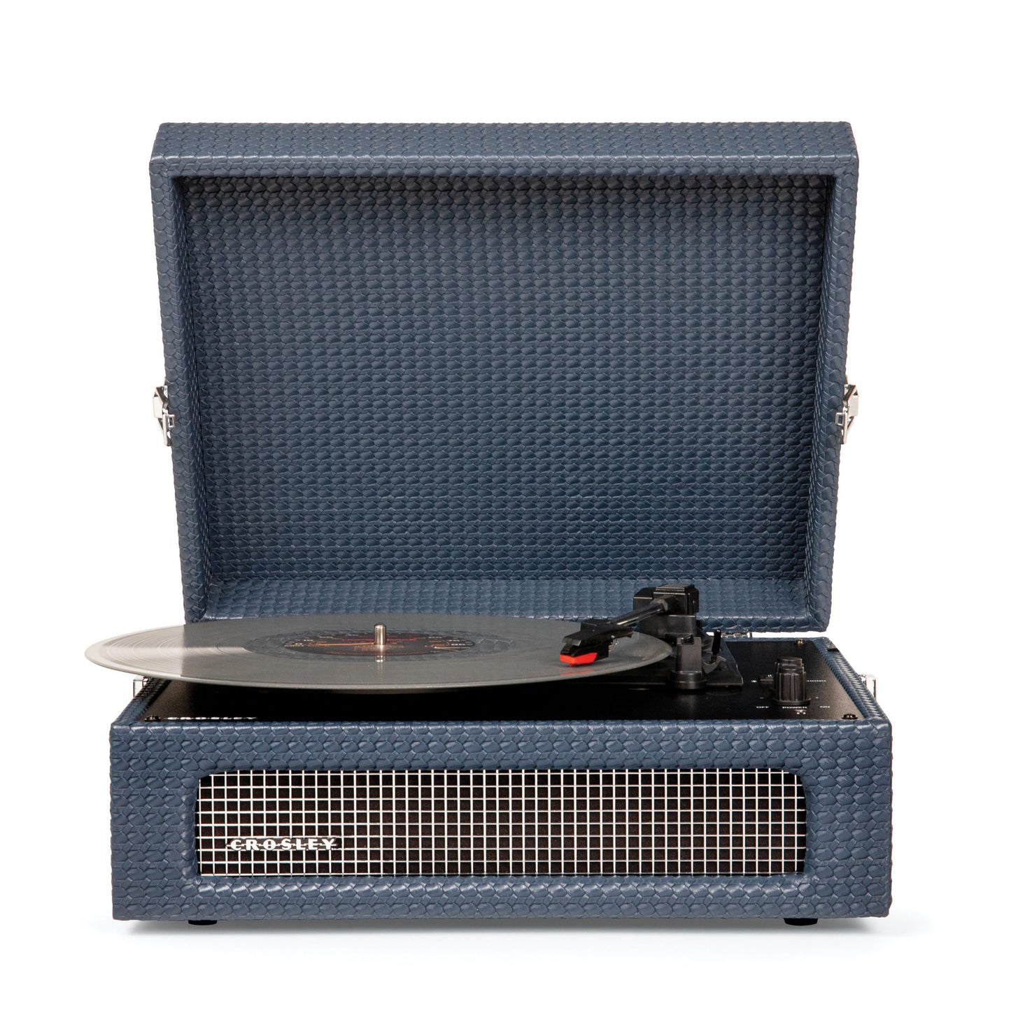 CROSLEY Crosley Voyager Navy - Bluetooth Portable Turntable  & Record Storage Crate