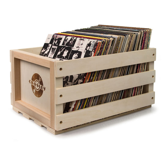 CROSLEY Crosley Voyager Navy - Bluetooth Portable Turntable  & Record Storage Crate