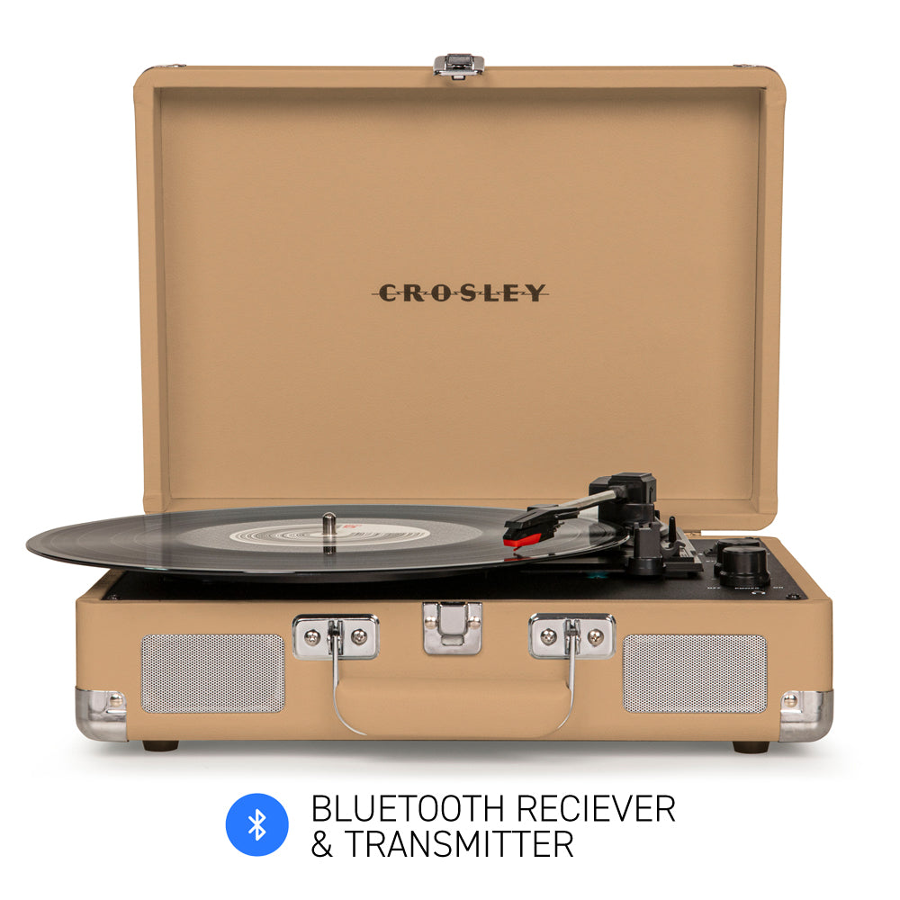 CROSLEY Crosley Cruiser Light Tan - Bluetooth Portable Turntable