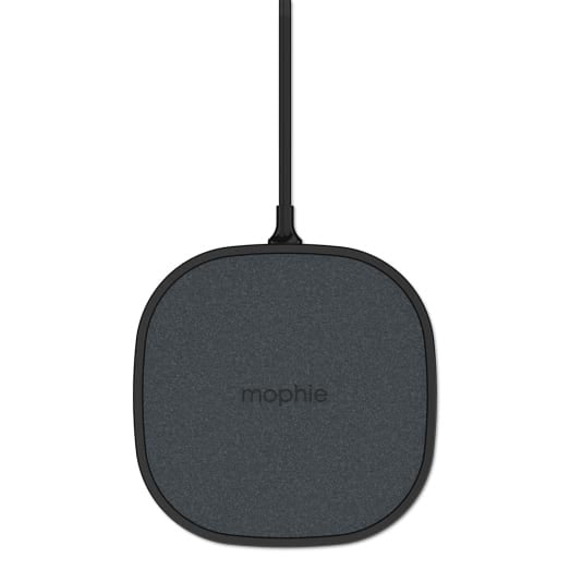 MOPHIE Wireless Charging Pad - For Apple Devices (QI Enabled) - Black (409903380), Faster Than Traditional Wall Chargers