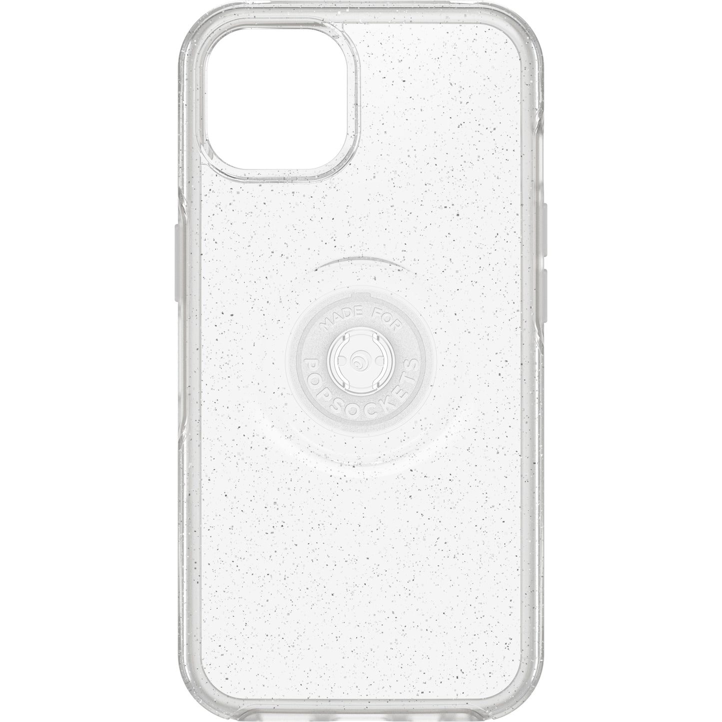 OTTERBOX Apple iPhone 13 Otter + Pop Symmetry Series Clear Case - Stardust Pop (77-85395 ), Swappable PopTop, Wireless charging compatible