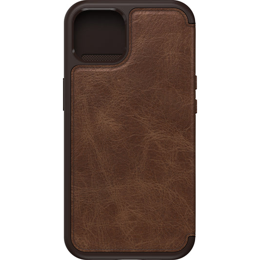 OTTERBOX Apple iPhone 13 Strada Series Case - Espresso Brown(77-85799) - Classic, distinctive and elegant folio case