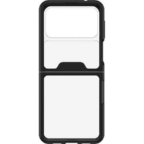 OTTERBOX Samsung Galaxy Z Flip3 5G Symmetry Series Flex Case - Black Crystal (Clear/Black) (77-84199) Sleek profile and precision design