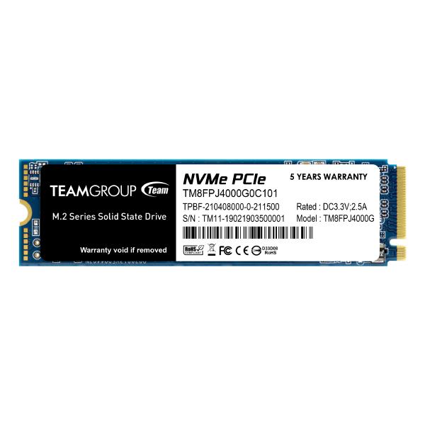 Team MP34Q M.2 Nvme QLC 3400mb/3000mb SSD 4TB