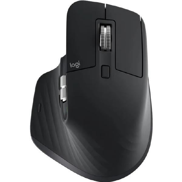 Logitech MX Master 3S Performance Wireless Mouse - Graphite With Bolt Reciever