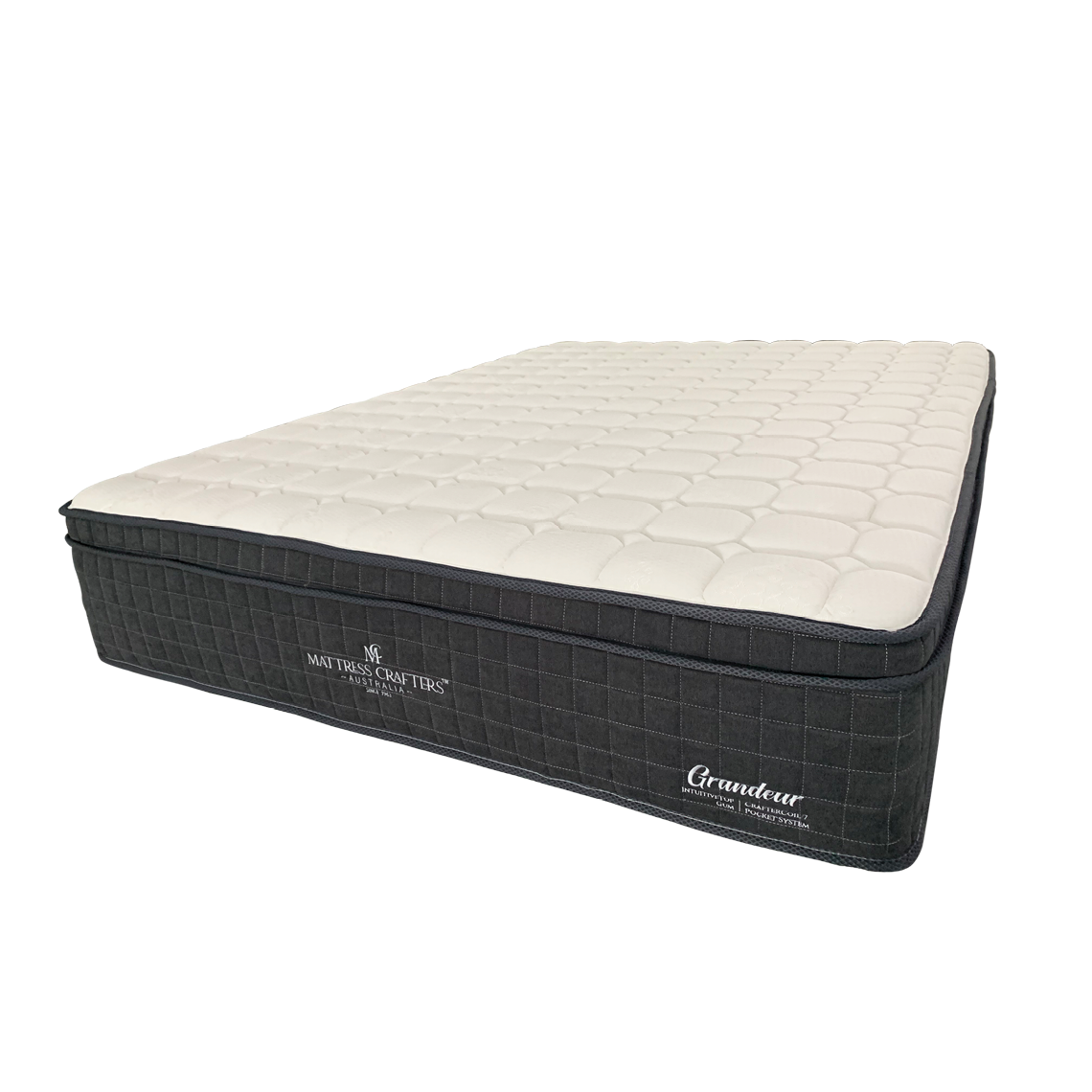 Grandeur Queen Mattress Latex Foam 7 Zone Pocket Spring