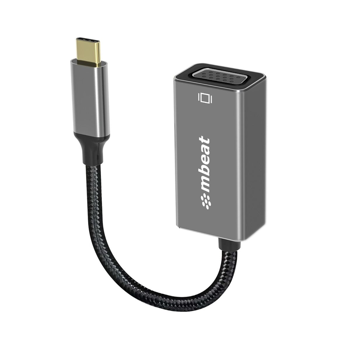 mbeat Elite USB-C to VGA Adapter- Space Grey