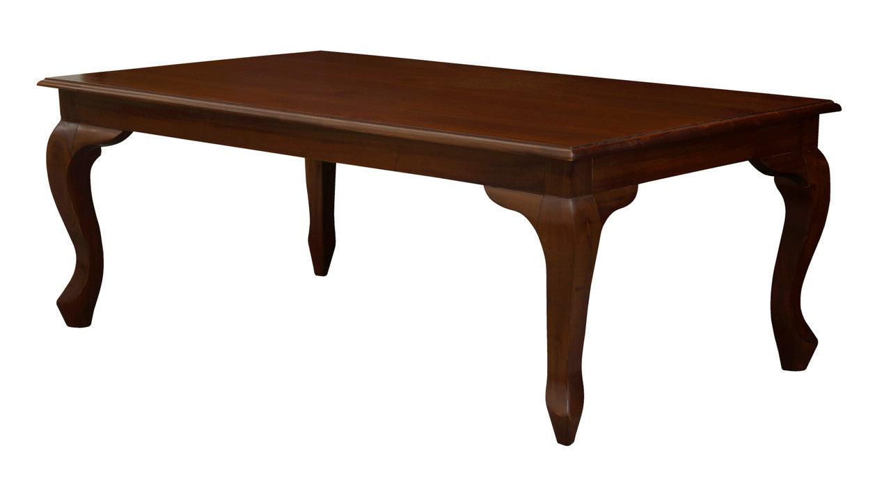 Queen Anne Coffee Table 120 x 70 cm - Mahogany