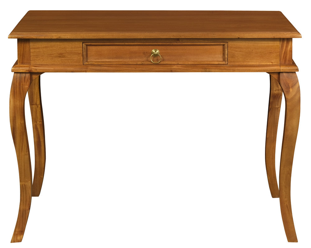 Queen Ann 1 Drawer Sofa Table (Light Pecan)