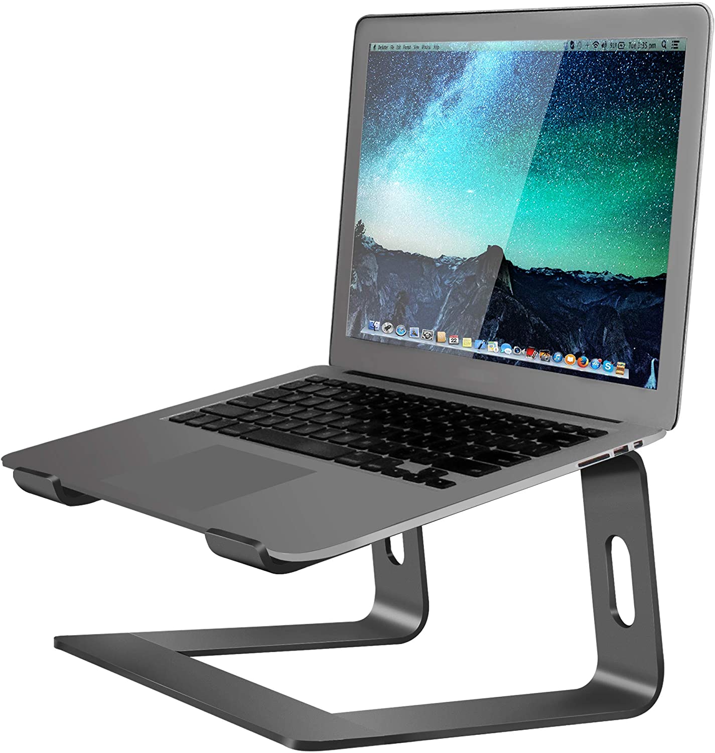 Adjustable Portable Aluminium Laptop Stand Ergonomic Tray Holder Cooling Riser