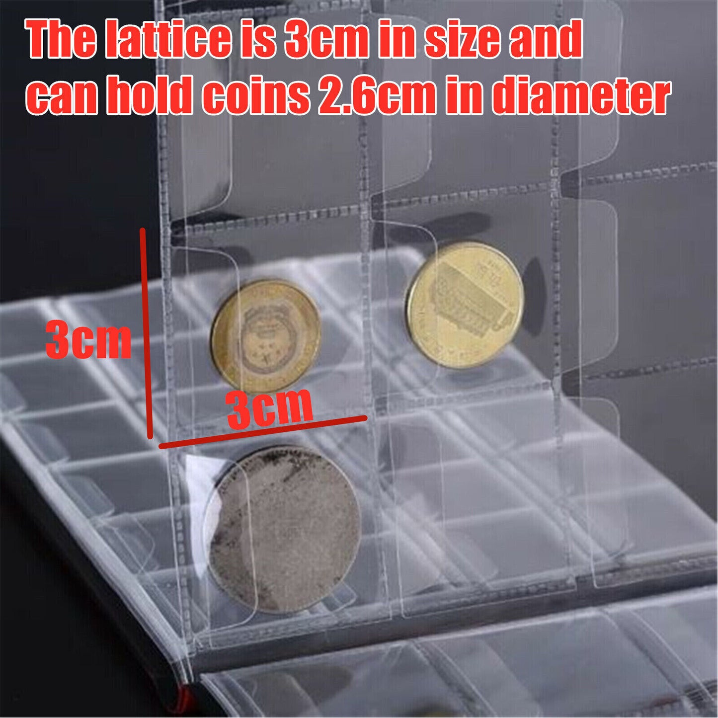 180 Coin Holder Collection Storage Collecting Money Penny Pockets Album Book AU