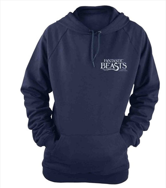 Fantastic Beasts Macusa Girls Hooded Pouch Sweat Womens Size 8 Hoodie