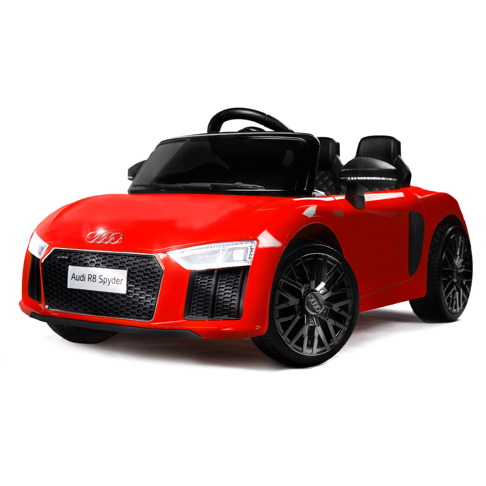 Rovo Kids Kids Ride-On Car Licensed AUDI R8 SPYDER Battery Electric Toy Remote 12V Red