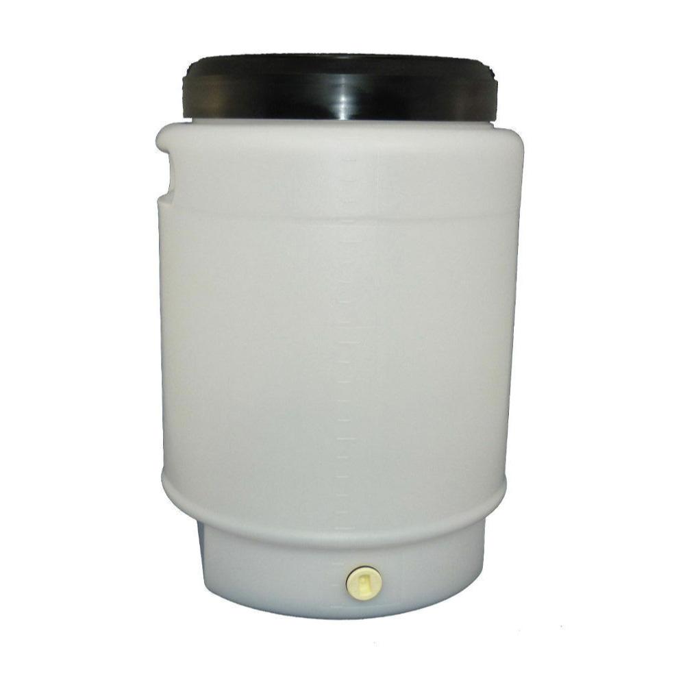 25L Fermenter Keg + Lid + Tap - HDPE Plastic Drum Food Grade Brewing Barrel