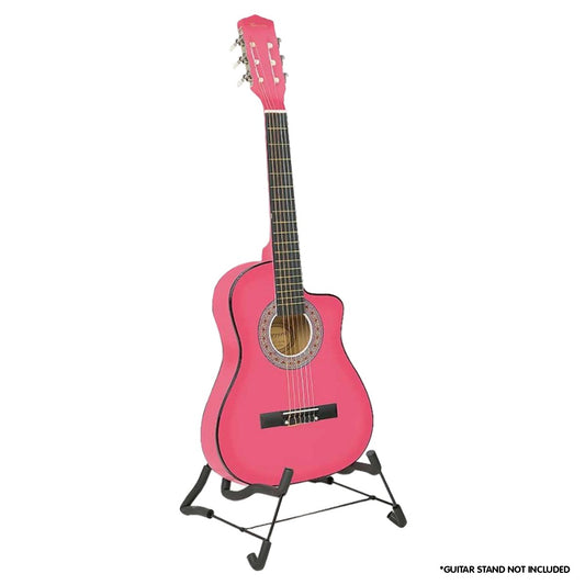 Karrera Childrens Acoustic Guitar Kids - Pink