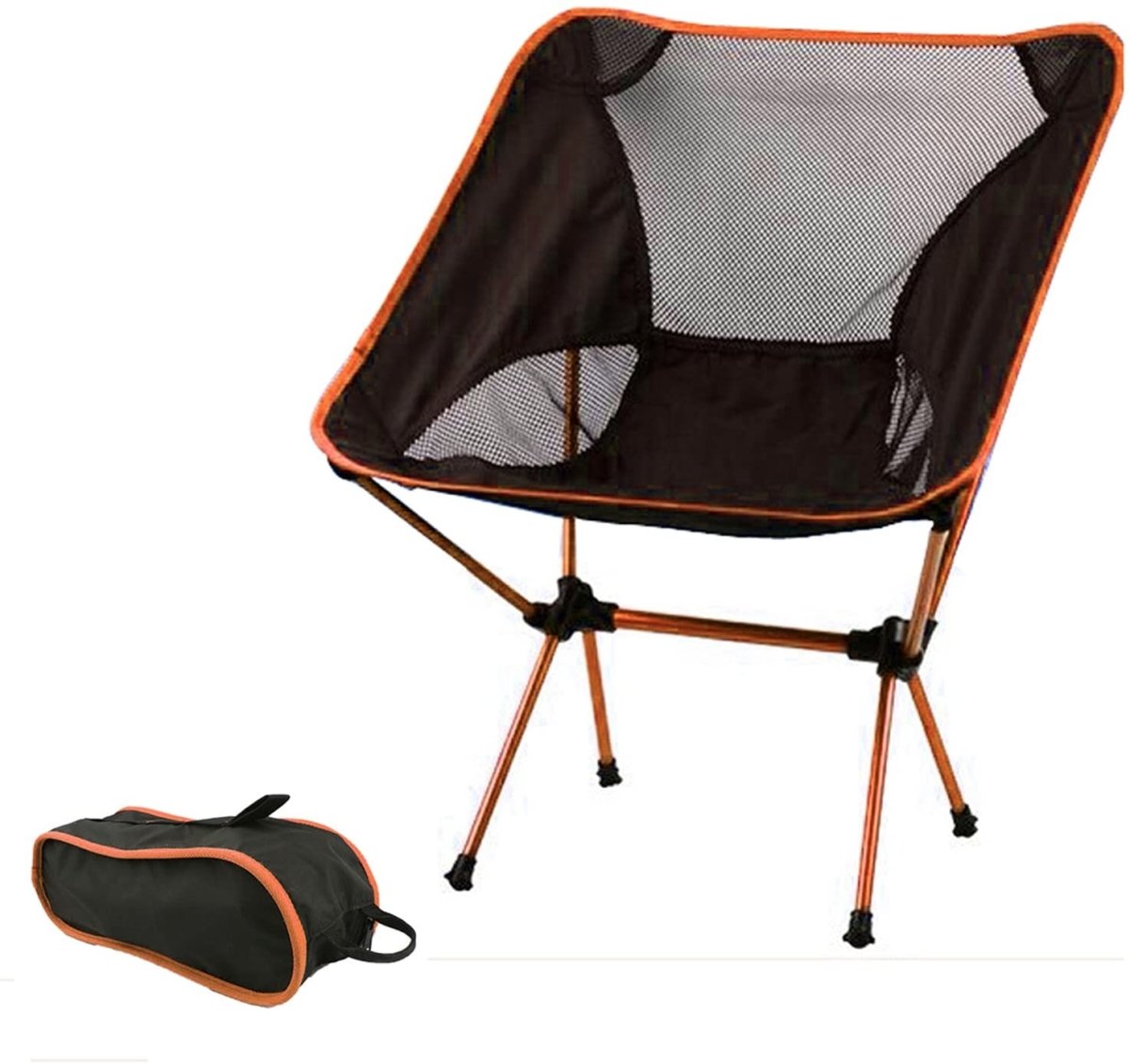 Ultralight Aluminum Alloy Folding Camping Camp Chair Outdoor Hiking Patio Backpacking Sky