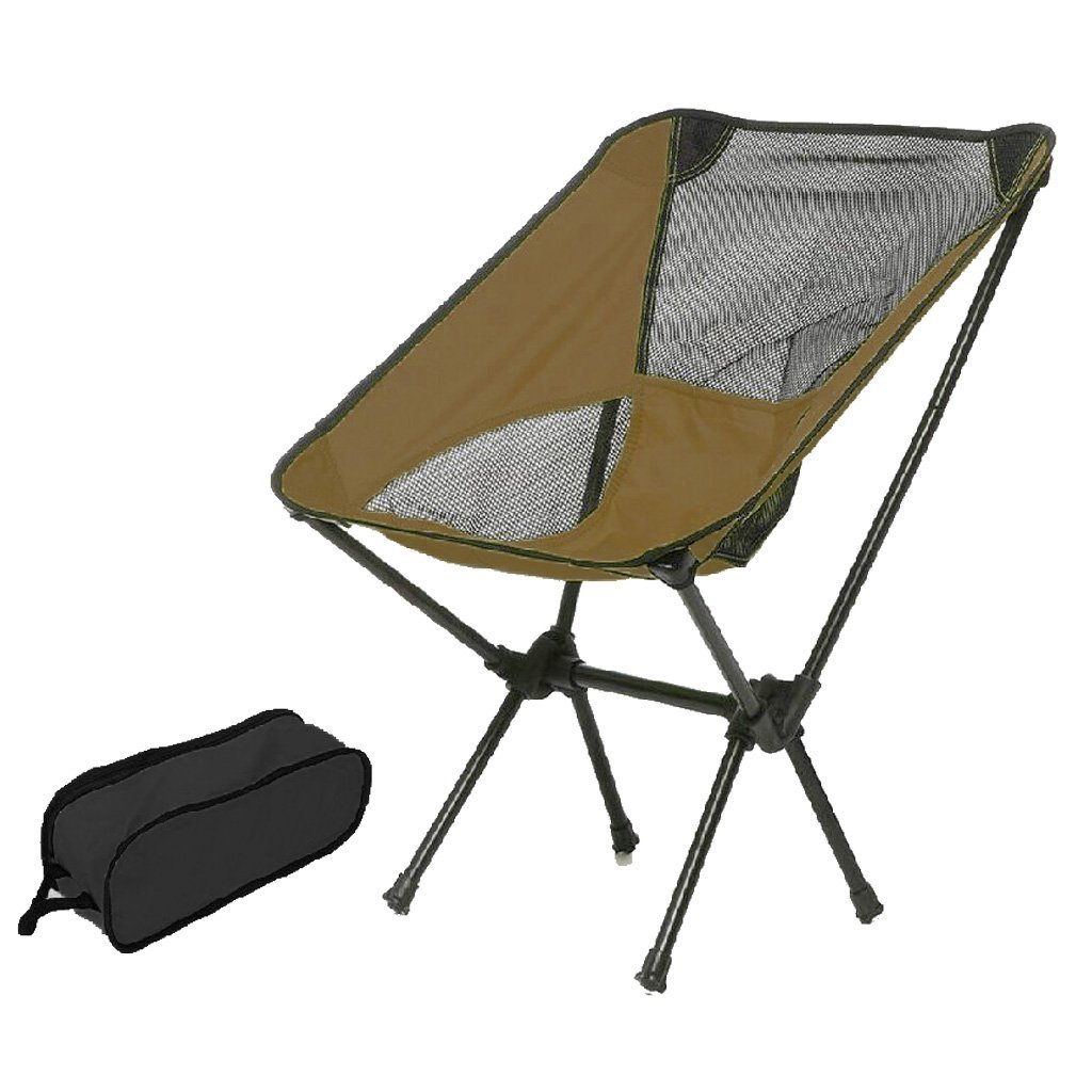 Ultralight Aluminum Alloy Folding Camping Camp Chair Outdoor Hiking Patio Backpacking Sky