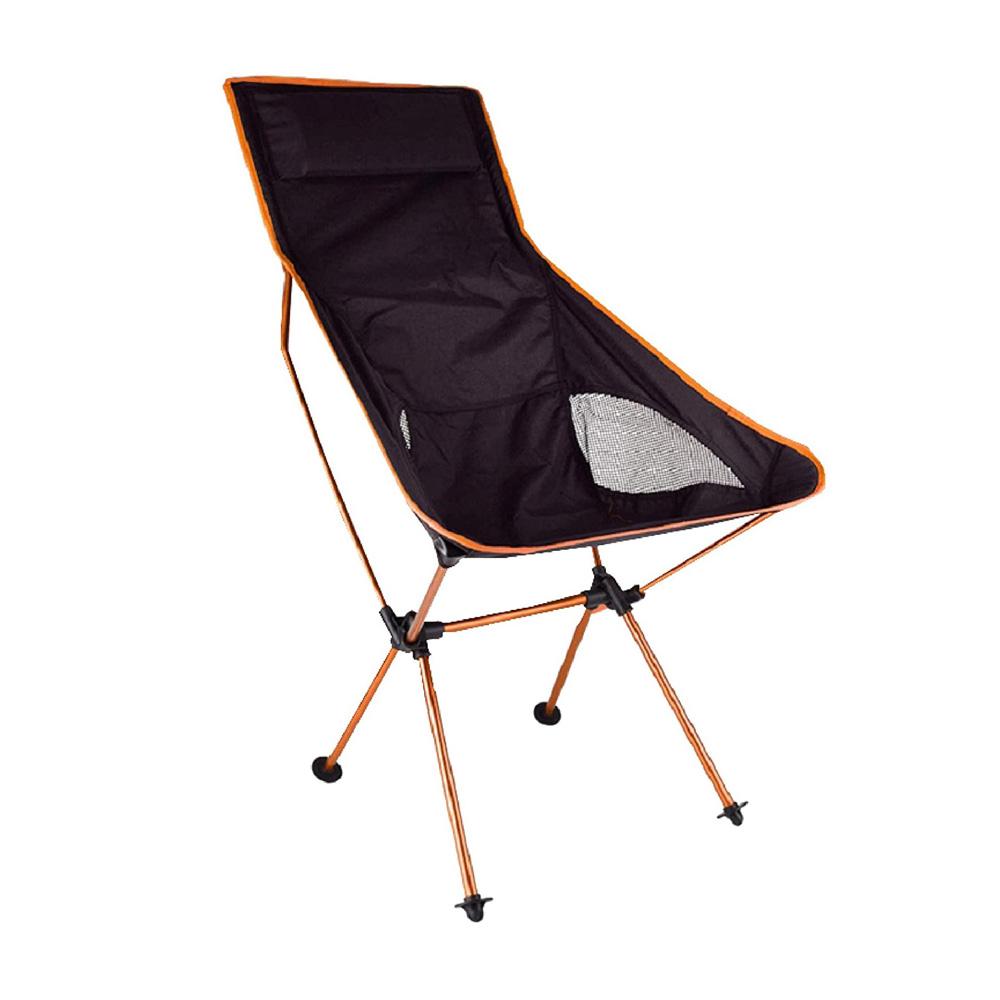 Camping Chair Folding High Back Backpacking Chair with Headrest, Lightweight Portable Compact for Outdoor Camp, Travel, Beach, Picnic, Festival