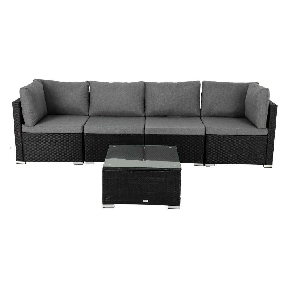 Outdoor Modular Lounge Sofa Bondi-Black