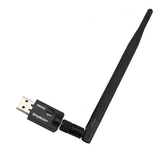 Simplecom NW392 USB Wireless N WiFi Adapter 802.11n 300Mbps 5dBi Antenna