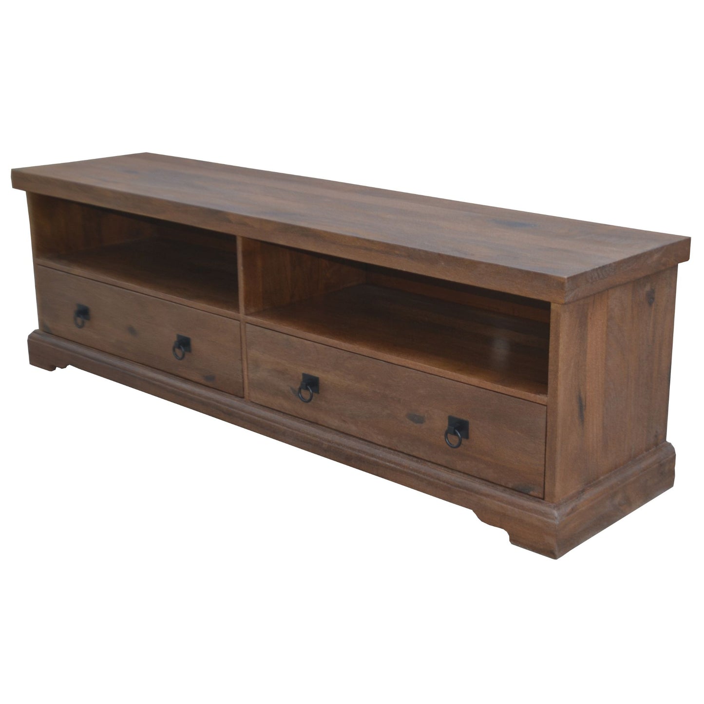 Florence  ETU Entertainment TV Unit 180cm 2 Drawer Solid Mango Timber Wood