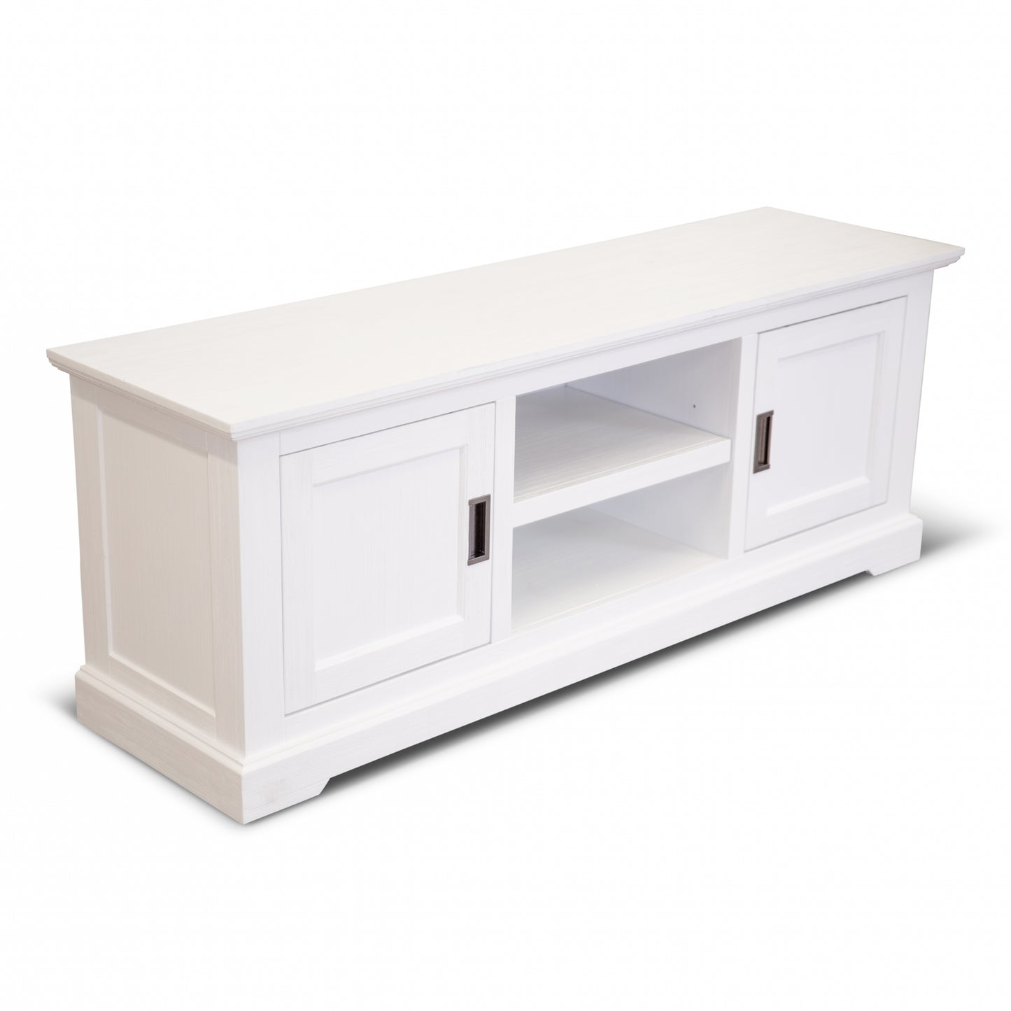 Laelia ETU Entertainment TV Unit 160cm 2 Door Solid Acacia Wood Coastal - White