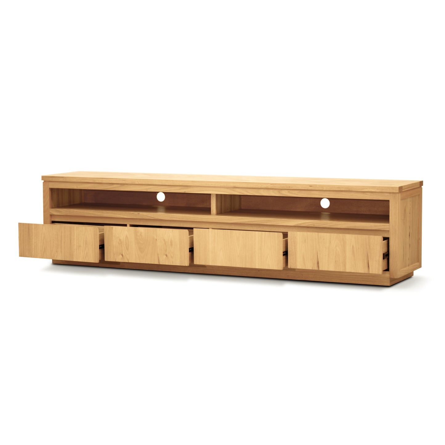 Rosemallow ETU Entertainment TV Unit 235cm 4 Drawer Solid Messmate Timber Wood