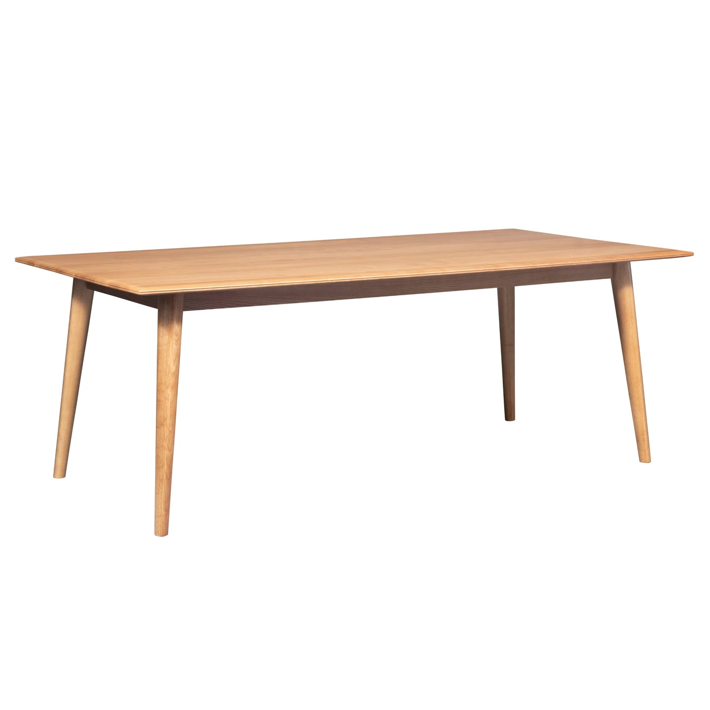 Emilio 180cm Dining Table Scandinavian Style Solid Ash Wood Oak