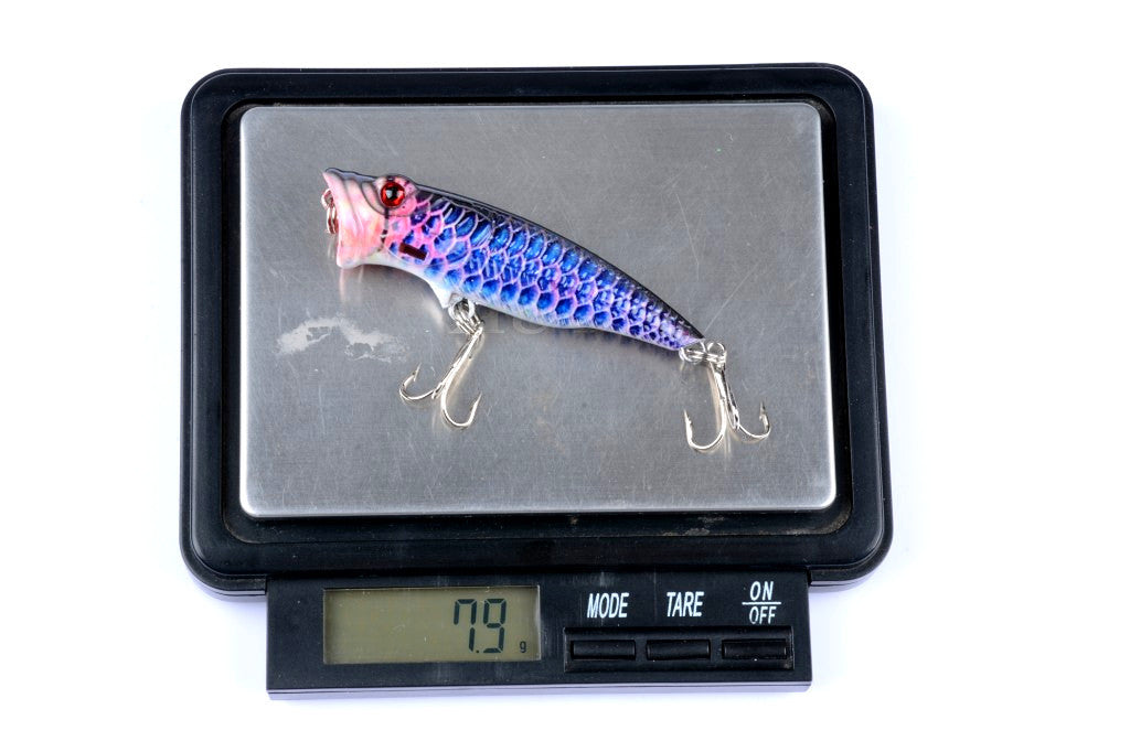 4X 6.5cm Popper Poppers Fishing Lure Lures Surface Tackle Fresh Saltwater