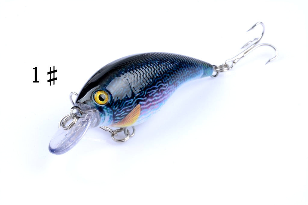 4x 7.5cm Popper Crank Bait Fishing Lure Lures Surface Tackle Saltwater