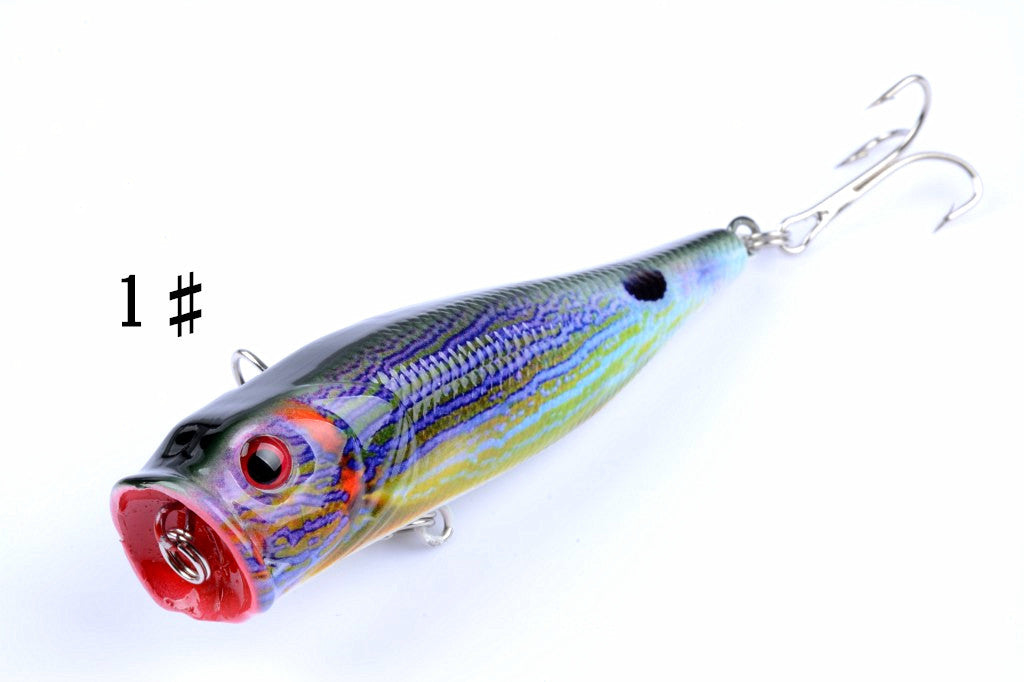 6X 9cm Popper Poppers Fishing Lure Lures Surface Tackle Fresh Saltwater