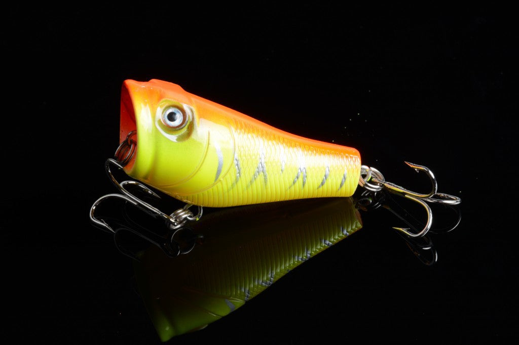 4X 5cm Popper Poppers Fishing Lure Lures Surface Tackle Fresh Saltwater