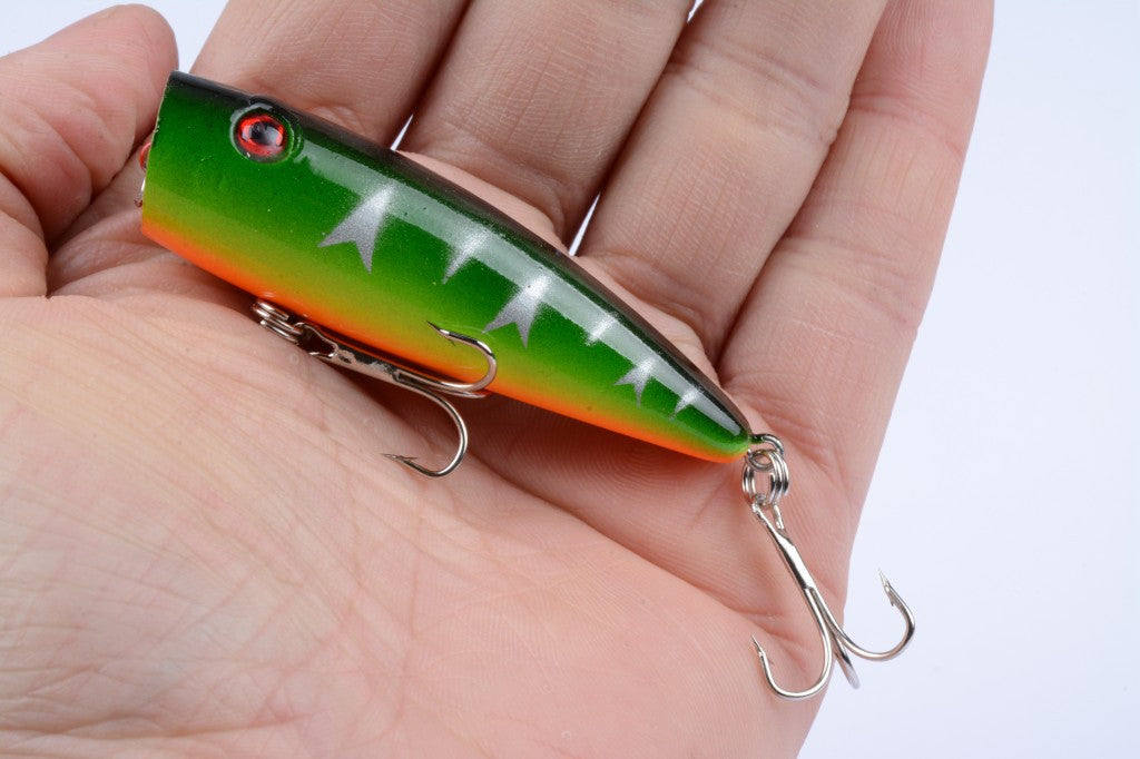 5X 7cm Popper Poppers Fishing Lure Lures Surface Tackle Fresh Saltwater