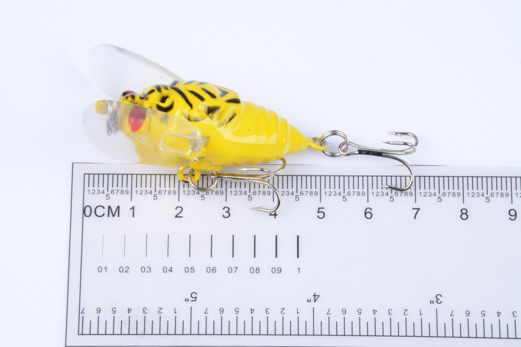 4x Popper Poppers 5cm Fishing Lure Lures Surface Tackle Fresh Saltwater