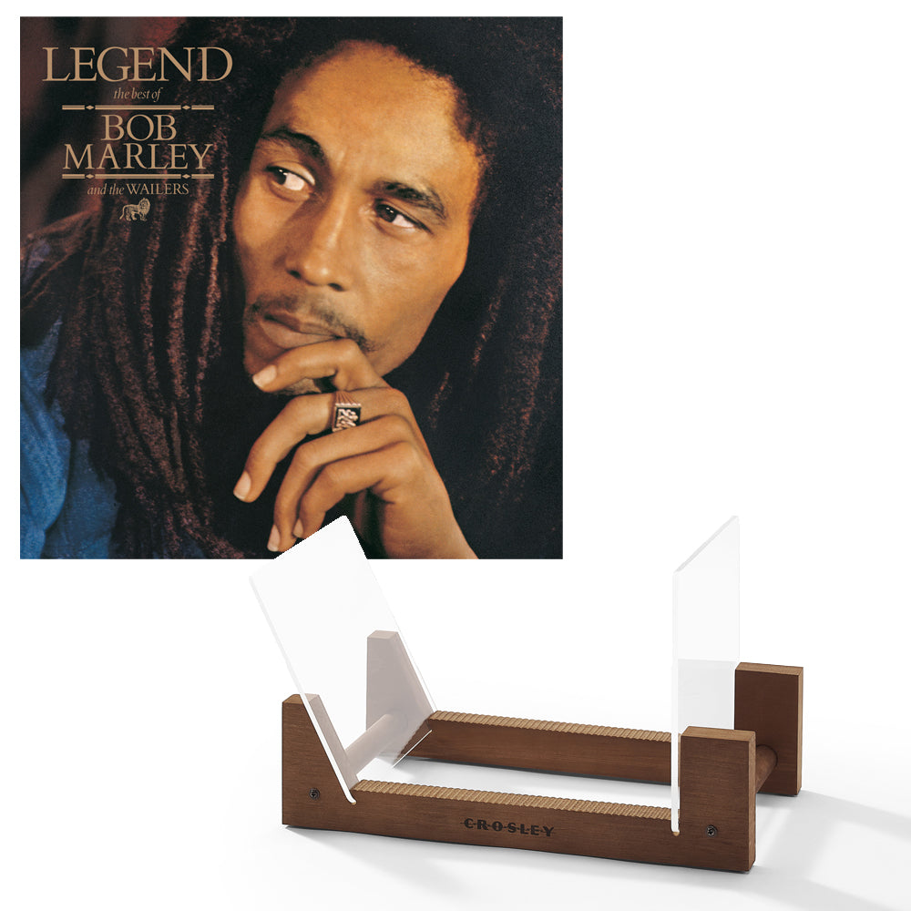 Bob Marley - Legend - Vinyl Album & Crosley Record Storage Display Stand