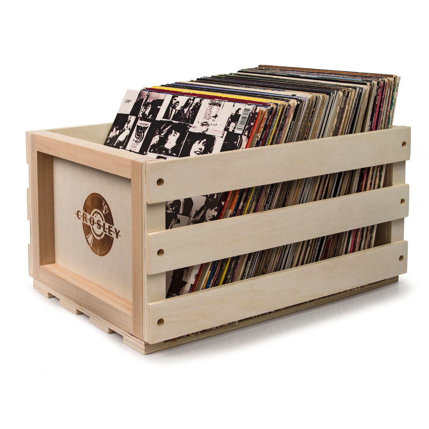 Crosley Record Storage Crate & Taylor Swifts Reputation Vinyl Album Bundle