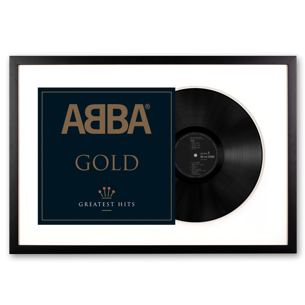 Framed ABBA GOLD - Double Vinyl Album Art