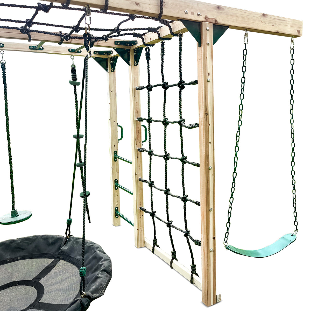 Lifespan Kids Orangutan Climbing Cube Jungle Gym Play Centre + Green Slide