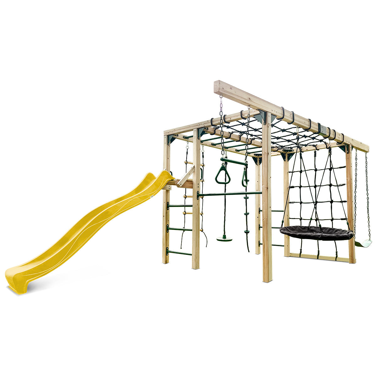 Lifespan Kids Orangutan Climbing Cube Jungle Gym Play Centre + Yellow Slide