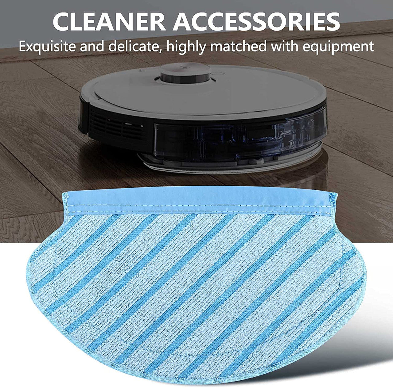 10 X Washable Mopping Pads For Ecovacs Deebot Ozmo 700, 750, 920, 950, N7 & T5 Robot Vacuum Cleaners