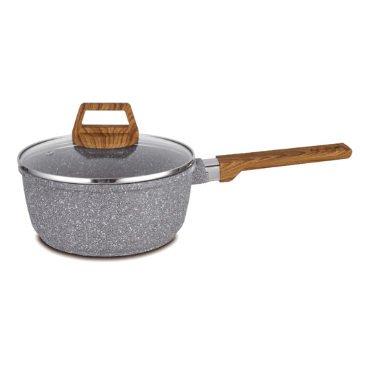 Hello Kitchen Non-stick Marble Saucepan 18cm/20cm - 20cm