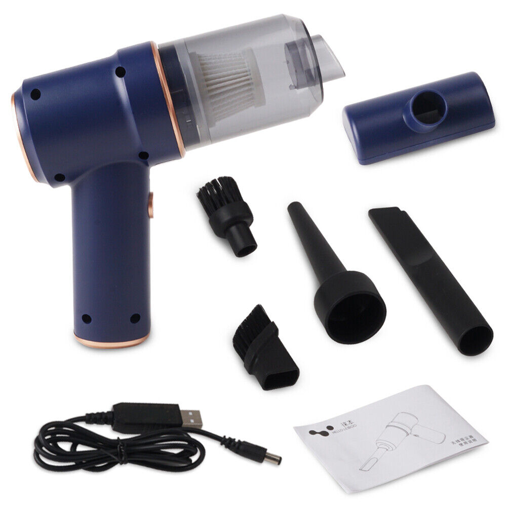 Portable Vacuum Cleaner Car Air Duster Handheld Cordless Home Car Dust Blower