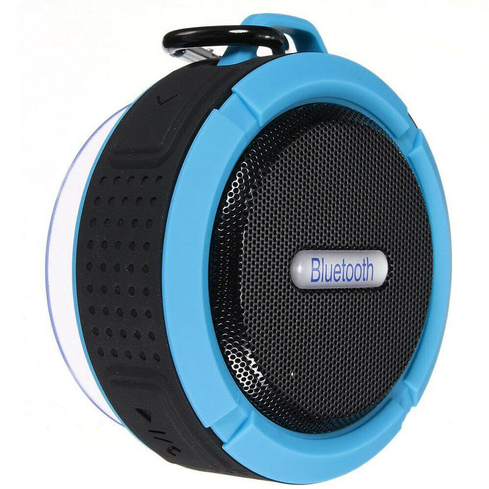 Portable Waterproof Wireless Mini Bluetooth Music Speaker (Blue)